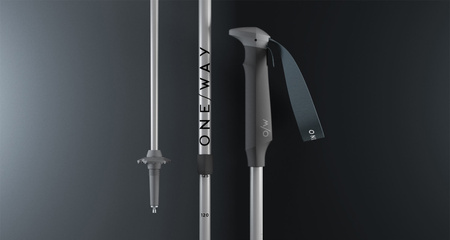 ONE WAY KIJE TREKKINGOWE MT AL 3 LITE teleskopowe ALUMINIUM Twist Lock 90-125