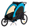 GUTO Przyczepka Rowerowa Jogger Wózek DELUXE ALU PRO 3w1 HOL dla 2 dzieci do 44kg