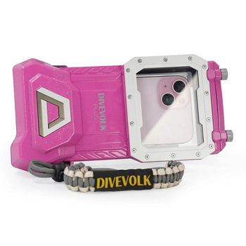 DIVEVOLK Podwodna obudowa do smartfona SeaTouch 4 Max  PLUS - RÓŻOWA