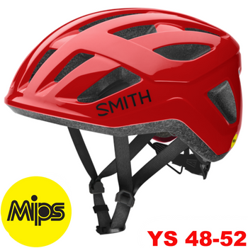 SMITH ZIP JR MIPS Kask Rowerowy Czerwony (lava b21)
