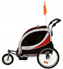WÓZEK BIEGOWY Przyczepka GUTO DELUXE 2w1 + JOGGER