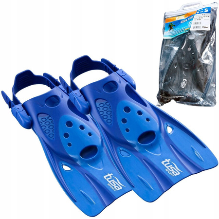 TUSA Płetwy Paskowe Regulowane Niebieskie UF0103 BLUE