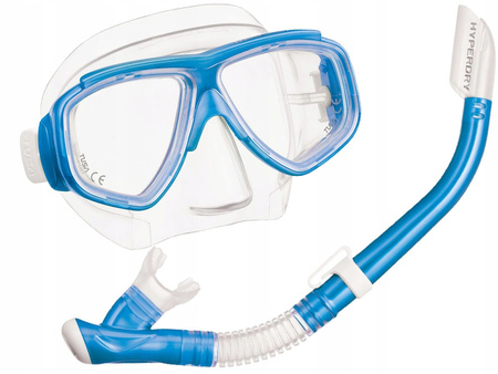 TUSA ZESTAW NURKOWY SPLENDIVE maska fajka snorkeling UC7519 FB niebieski