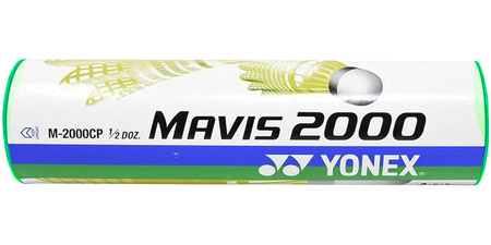 YONEX LOTKI BADMINTONOWE MAVIS 2000SY slow żółte WOLNE 6szt