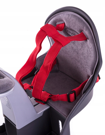 WEERIDE FOTELIK ROWEROWY PRZEDNI CLASSIC GREY