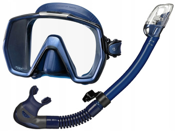 TUSA ZESTAW maska FREEDOM HD fajka DRY snorkeling