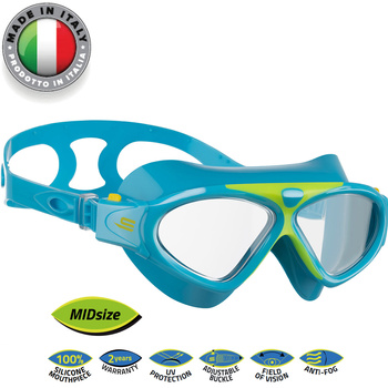 SALVIMAR FREEDOM JR OKULARY PŁYWACKIE gogle do pływania juniorskie ANTIFOG UV Light Blue - Yellow