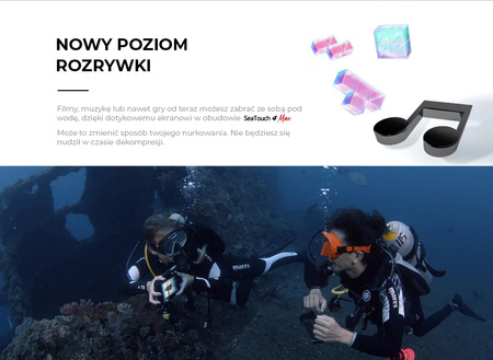 DIVEVOLK Podwodna obudowa do smartfona SeaTouch 4 Max - BIAŁA