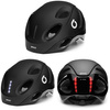 KASK rower rolki hulajnoga BRIKO z LED USB M 53-58
