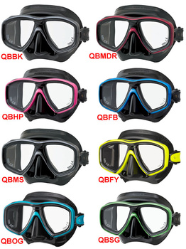 TUSA MASKA NURKOWA M-212 QB FREEDOM CEOS CZARNY SILIKON