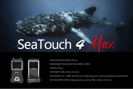 DIVEVOLK Podwodna obudowa do smartfona SeaTouch 4 Max - BIAŁA