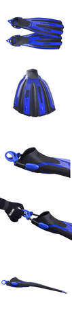 SEAC SUB PŁETWY PROPULSION S BUNGEE S/M 37-40 BLUE
