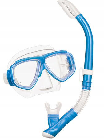 TUSA ZESTAW NURKOWY SPLENDIVE maska fajka snorkeling UC7519 FB niebieski