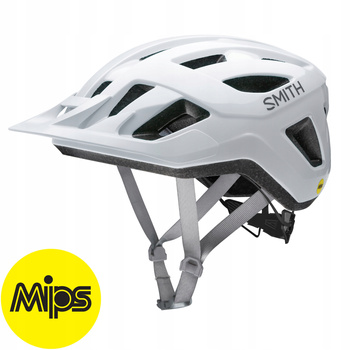 SMITH CONVOY MIPS Kask Rowerowy z daszkiem MTB Biały (White 7KD)