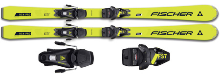 FISCHER 2025 NARTY DLA DZIECI juniorskie SPORTOWE RC4 PRO JR + FS7 GW CA JRS A12824