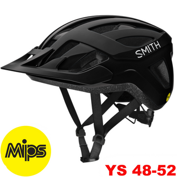 SMITH WILDER JR MIPS Kask Rowerowy z daszkiem Juniorski MTB Czarny (black)