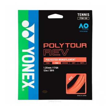 Yonex Poly Tour REV Set Naciąg Pomarańczowy (Orange)