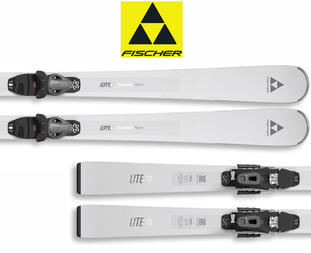 FISCHER 2026 NARTY ZJAZDOWE Damskie LITE 70 PRO SLR + RS9 GW