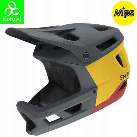 SMITH MAINLINE MIPS Kask Enduro BMX WIELOKOLOROWY (Matte Slate / Fools Gold / Terra)