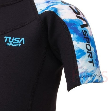 TUSA UA5308 BK PIANKA NURKOWA KRÓTKA SKAFANDER NEOPRENOWY 2,0 MM JUNIORSKA