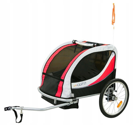 WÓZEK BIEGOWY Przyczepka GUTO DELUXE 2w1 + JOGGER
