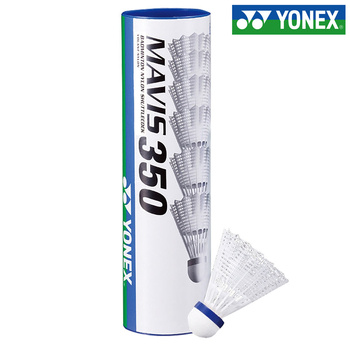 YONEX LOTKI BADMINTONOWE MAVIS 350 M350M middle białe ŚREDNIE 6szt