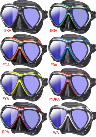 TUSA MASKA NURKOWA M2001 SQB BKA PARAGON UV420 ML