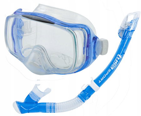 TUSA ZESTAW maska+fajka IMPREX 3D DRY UC-3325 CLB