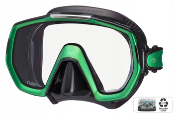 TUSA Maska Nurkowa FREEDOM ELITE M1003 QBEG zielono-czarna