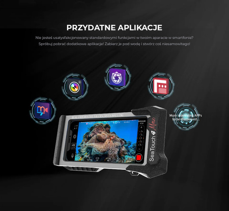 DIVEVOLK Podwodna obudowa do smartfona SeaTouch 4 Max - BIAŁA