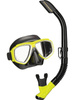 TUSA ZESTAW NURKOWY SPLENDIVE maska fajka snorkeling UC7519 QBFY czarno-żółty