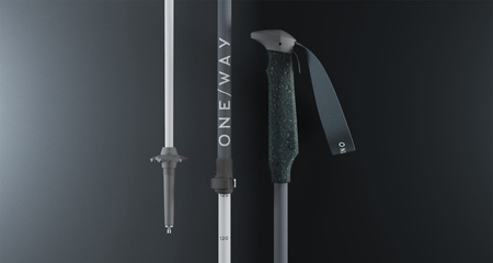 ONE WAY KIJE TREKKINGOWE MT AL 2 ALUMINIUM Quick Lock 115-145