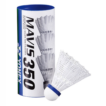 YONEX LOTKI BADMINTONOWE MAVIS 350 W M3503 middle białe ŚREDNIE 3szt