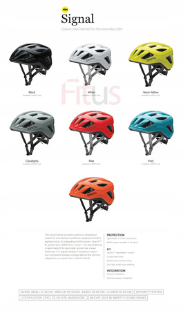 SMITH SIGNAL MIPS ROAD Kask Rowerowy Żółty (Neon Yellow 2Y9)