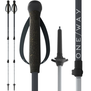 ONE WAY KIJE TREKKINGOWE MT AL 2 ALUMINIUM Quick Lock 115-145