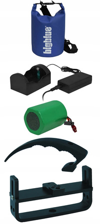 BIG BLUE LATARKA nurkowa TL8000P 10° 8xLED 20h HIT