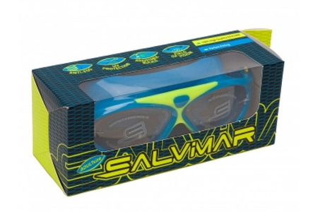 SALVIMAR FREEDOM OKULARY PŁYWACKIE gogle do pływania na basen ANTIFOG UV Yellow - Petrol