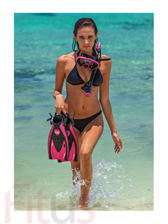 TUSA ZESTAW SERENE maska fajka płetwy M 36-42 TORB