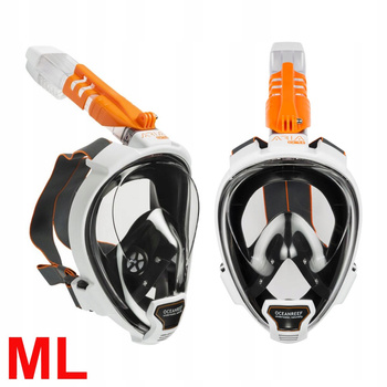 OCEAN REEF MASKA PEŁNOTWARZOWA ARIA QR+ GoPro biała ML