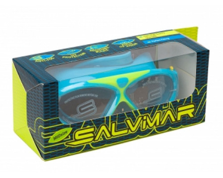 SALVIMAR FREEDOM JR OKULARY PŁYWACKIE gogle do pływania juniorskie ANTIFOG UV Light Blue - Yellow
