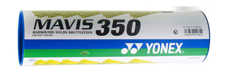 YONEX LOTKI BADMINTONOWE MAVIS 350 Y M350YM middle żółte ŚREDNIE 6szt