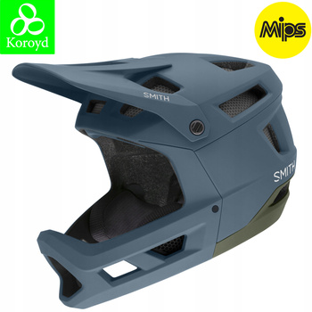 SMITH MAINLINE MIPS Kask Enduro BMX GRAFITOWO-ZIELONY (Matte Stone Moss 0XL)