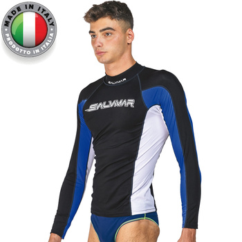 SALVIMAR RASH GUARD Oasi Long sleeve KOSZULKA UV/UPF 50+ męska black/blue