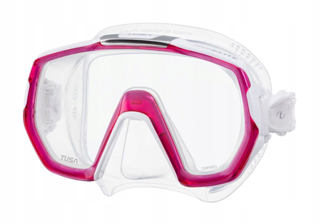 TUSA Maska Nurkowa FREEDOM ELITE M1003 BP różowo-bezbarwna