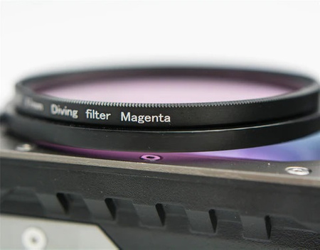 DIVEVOLK Filtr Magenta 67mm Różowy 