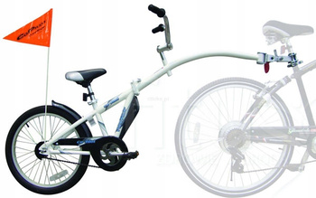 WEERIDE Przyczepka HOL Rower Doczepiany CO-PILOT biały W