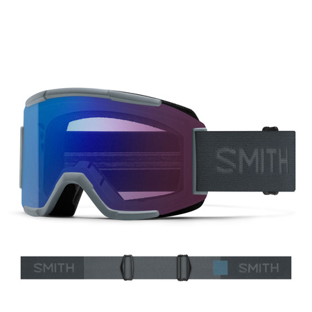 SMITH GOGLE SQUAD slate ChromaPOP Photochromic Rose Flash S1/S2 medium