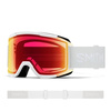 SMITH GOGLE SQUAD white vapor ChromaPOP Photochromic Red Mirror S2/S3 medium