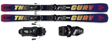 FISCHER 2025 NARTY DLA DZIECI juniorskie THE CURV JR JRS + FS4 A20824