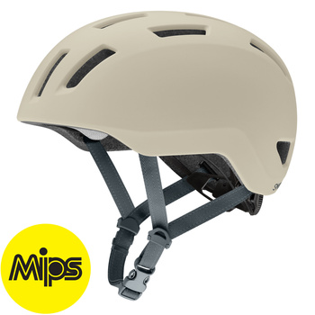 SMITH TRANSIT MIPS Kask Rowerowy Miejski BMX Beżowy (Matte Chalk 2NV) 